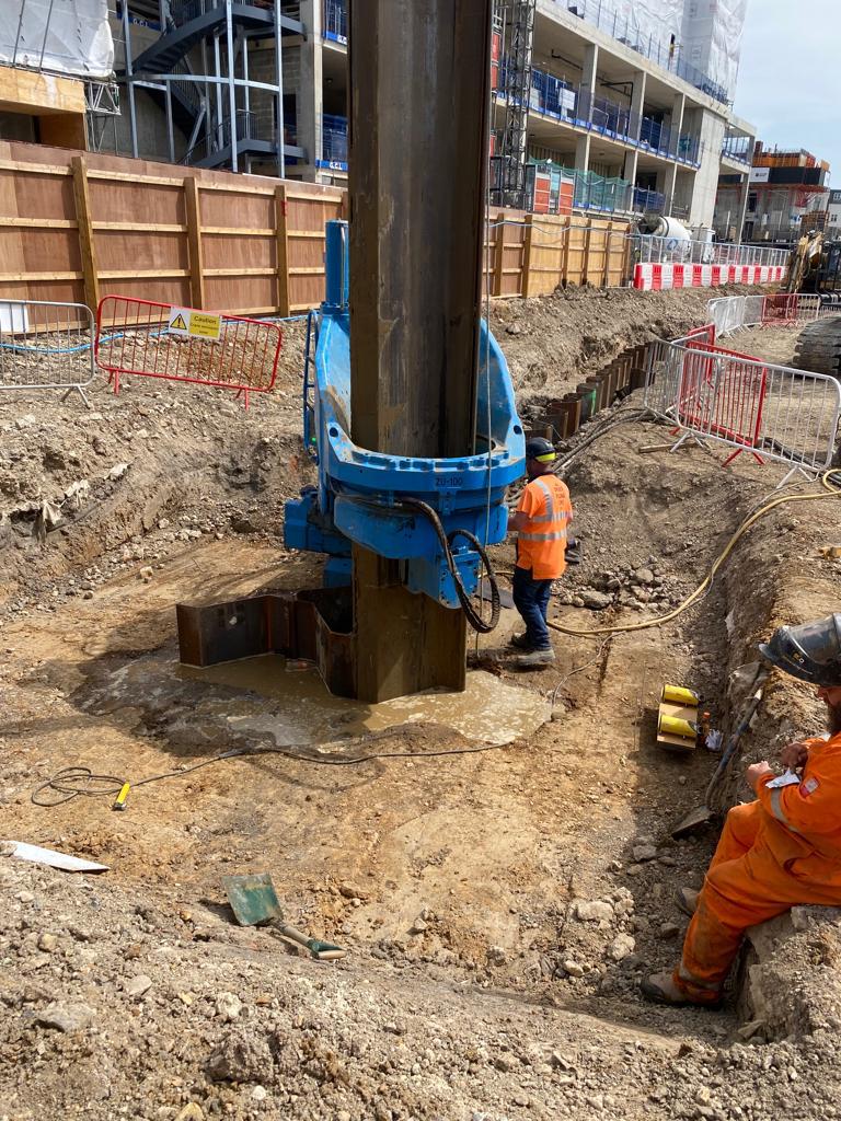 Permanent Sheet Pile Basement