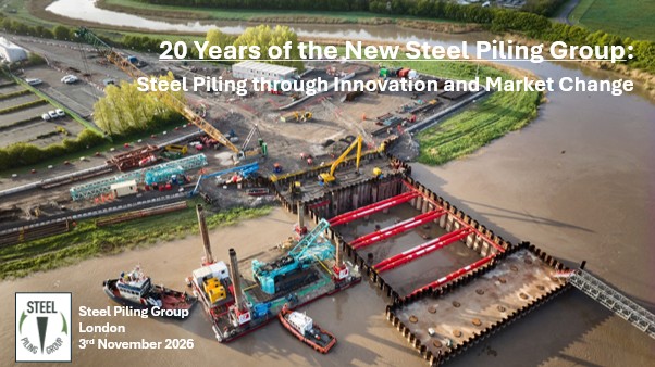 Steel Piling Group Open Meeting, London, 3rd November 2026